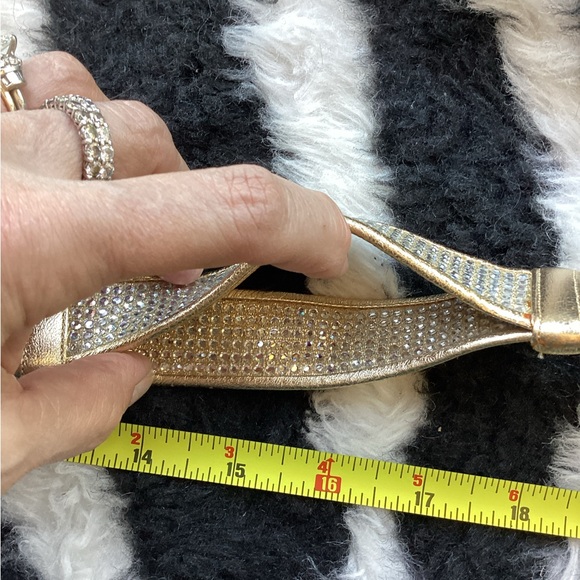 Vintage 1980’s Judith Leiber Gold Crystal Belt. (mc) - Picture 12 of 16